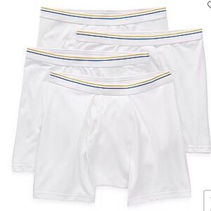 Stafford Dry + Cool Breathable Mesh Mens Big and Tall 4 Pack Boxer Briefs - 2XL